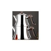 LİNES NAZ AİLE ÇAYDANLIK KRİSTAL KULP BRONS SOFT - 1