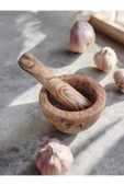 Zeytin ağacı el yapımı havan - 3