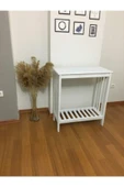 Akyıldız Mobilya Beyaz Ahşap Dresuar - 1