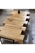 Woodart Ahşap Kütük Şantiye Tasarımlı Orta Sehpa & Masa - 2