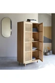 One Design Ahşap Masif Hazeran 2 Kapaklı Dolap Gardırop - 1