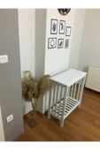 Akyıldız Mobilya Beyaz Ahşap Dresuar - 5