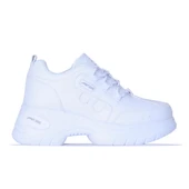 Mp 251-305Zn Beyaz Kalın Taban Kadın Sneaker Spor Ayakkabı thumbnail 2