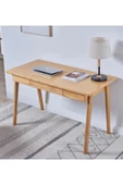 One Design Çalışma Masası Ahşap Çalışma Masası Tek Çekmeceli Ahşap Çalışma Masası - 2