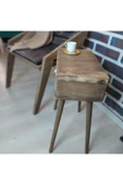 Woodogc Ahşap Retro Komodin / Sehpa - 3
