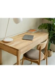 2K Wood Design Ahşap Tek Çekmece Modern Stil Çalışma Masası - 3