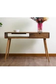 2K Wood Design Ahşap Modern Stil Tek Çekmece Çalışma Masası - 2