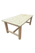 Kütükhouse Masif Ahşap Yemek Masa 170X92 - 4