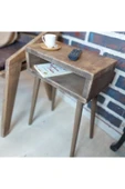 Woodogc Ahşap Retro Komodin / Sehpa - 1