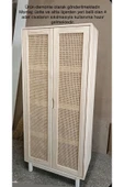 One Design Ahşap Masif Hazeran 2 Kapaklı Dolap Gardırop - 5