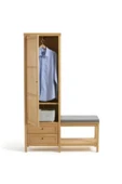 One Design Doğal Masif Ahşap Portmanto 185Cm - 2
