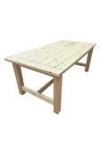 Kütükhouse Masif Ahşap Yemek Masa 170X92 - 1