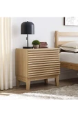 One Design Komodin 2 Adet Ahşap Masif Komodin 2’Li Komodin - 4