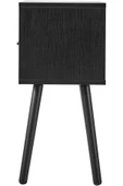 Varsthree Rattan Gece Sehpası, Çekmeceli Ve Açık Raflı Boho Sehpa, Ahşap Vurgulu Başucu Sehpası - 7