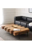 Woodart Ahşap Kütük Şantiye Tasarımlı Orta Sehpa & Masa - 3
