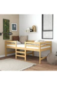 Rhiahome Modern Tasarım Tekli Yatak 90X200 Masif Ahşap Çam (Yatak Dahil) - 1