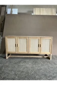 One Design Yemek Odası Konsol Hasır Konsol Hazeran Konsol Ahşap Masif Konsol - 3