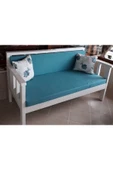 Buğlem 140Cm-70 Cm-Minderler Dahil-Ahşap Modern Sedir-Bahçe Teras Koltuk - 2