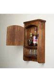 Veraart El Yapımı Eskitme Ahşap Içki Viski Dolabı thumbnail 4