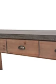 Shumee Konsol Masa 122X35X80 Cm Masif Köknar Ağacı - 6