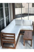 ömür konsept ahşap Köşe Takımımız Bahçe Balkon Teras Dinleme Koltuğu - 1