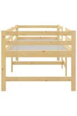 Rhiahome Modern Tasarım Tekli Yatak 90X200 Masif Ahşap Çam (Yatak Dahil) - 4
