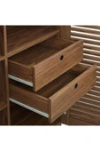 Mywoodteks Woodteks Ahşap Dekoratif Şarap Standı Şaraplık Çok Amaçlı Dolap - 5