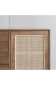One Design Masif Ahşap Konsol Çekmeceli Kapaklı Ahşap Konsol Ceviz - 4
