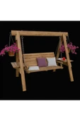 Buğlem Wood Garden Oturak 120 Cm Modern Bahçe Salıncak - 1