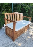 BUĞLEM Wood Lüks Sağlam ( 140x45cm) -sandıklı Bahçe ,teras, Koltuk, Sedir - 1