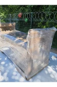 BUĞLEM Wood Lüks Sağlam ( 140x45cm) -sandıklı Bahçe ,teras, Koltuk, Sedir - 8