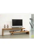 PNFDESİGN Ahşap Tv Ünitesi Doğal Ahşap Yaşam Ünitesi thumbnail 1