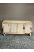 One Design Yemek Odası Konsol Hasır Konsol Hazeran Konsol Ahşap Masif Konsol - 7
