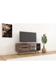 One Design Masif Tv Ünitesi Ahşap Masif Konsol Ceviz Tv Ünitesi - 2