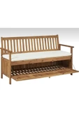 Buğlem Wood Garden ( 140X45Cm) ** Minderli-Sandıklı... Bahçe ,Teras, Koltuk, Sedir - 1
