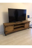 ISIKLARWOOD Doğal Ahşap Tv Ünitesi 160-60-40 thumbnail 4