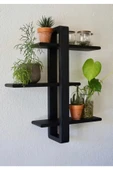 One Design Ahşap Raf Çiçeklik Dekoratif Ahşap Raf - 1