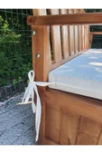 Buğlem Wood Lüks Sağlam  160X45Cm -Sandıklı Bahçe Teras Koltuk Sedir - 4