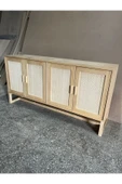 One Design Yemek Odası Konsol Hasır Konsol Hazeran Konsol Ahşap Masif Konsol - 6