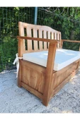 Buğlem Wood Lüks Sağlam( 140X45Cm) Sandıklı Bahçe ,Teras, Koltuk, Sedir - 2