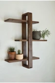 One Design Ahşap Raf Çiçeklik Dekoratif Ahşap Raf - 2