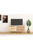 One Design Masif Tv Ünitesi Tv Konsolu Tv Standı Ahşap Tv Ünitesi - 1