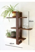 One Design Ahşap Raf Çiçeklik Dekoratif Ahşap Raf - 1