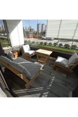 munywood Confort Çay Seti Oturma Grubu Masif Ahşap thumbnail 1