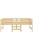 Rhiahome Modern Tasarım Tekli Yatak 90X200 Masif Ahşap Çam (Yatak Dahil) - 5