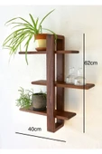 One Design Ahşap Raf Çiçeklik Dekoratif Ahşap Raf - 1