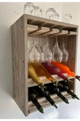 Montemo Şişelik-Şişelik Dolabı-Şişelik Rafı-Bardaklık-Bardaklık Rafı-İçecek Standı-Mini Bar - 2