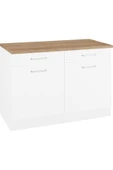 Reggio Atelier Kitchen Çok Amaçlı Mutfak Dolabı Tezgah Dahil - Bar Masası - Ada Mutfak 120 Cm Alt Modül - 2
