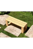 Master Hands Ahşap Bank , 145Cmx30Cm X H:40Cm & Bench , Kapı Önü Antre Hol Bank , Dekoratif Oturak - 2