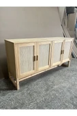 One Design Yemek Odası Konsol Hasır Konsol Hazeran Konsol Ahşap Masif Konsol - 5